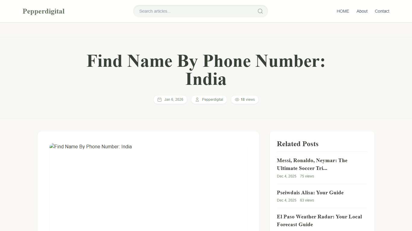 Find Name By Phone Number: India